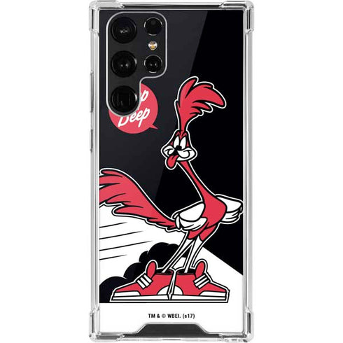 Looney Tunes Retro Road Runner Galaxy S22 Ultra Clear Case