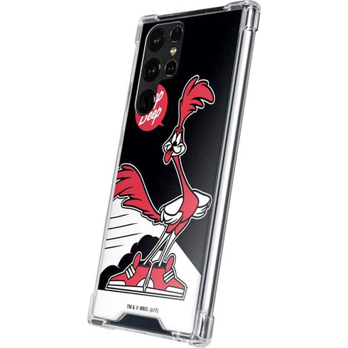 Looney Tunes Retro Road Runner Galaxy S22 Ultra Clear Case