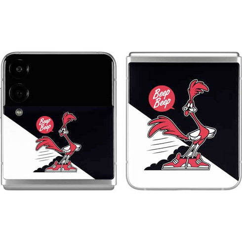 Looney Tunes Retro Road Runner Galaxy Z Flip4 5G Skin