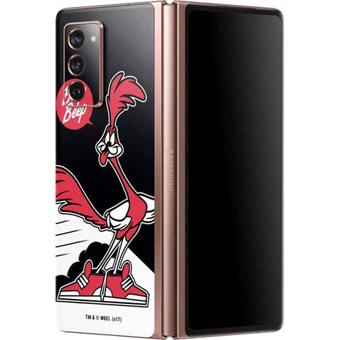 Looney Tunes Retro Road Runner Galaxy Z Fold2 5G Skin