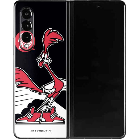 Looney Tunes Retro Road Runner Galaxy Z Fold3 5G Skin