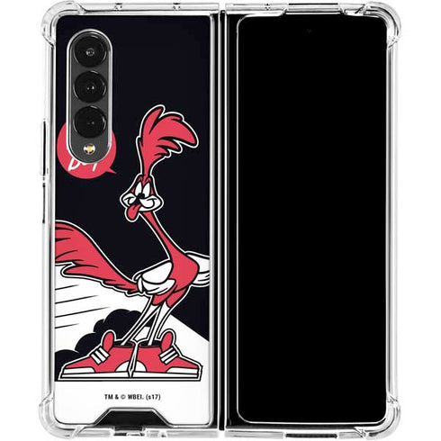 Looney Tunes Retro Road Runner Galaxy Z Fold4 5G Clear Case