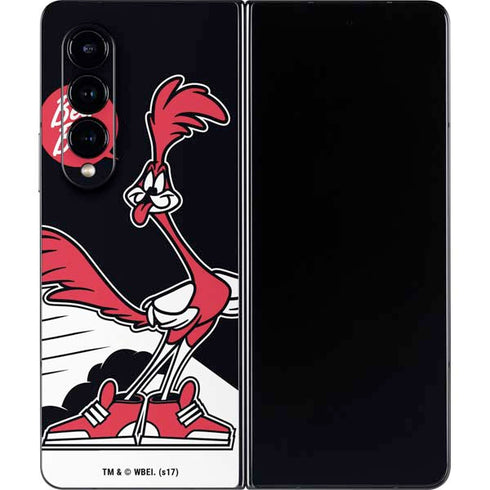 Looney Tunes Retro Road Runner Galaxy Z Fold4 5G Skin