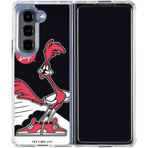 Looney Tunes Retro Road Runner Galaxy Z Fold5 5G Clear Case