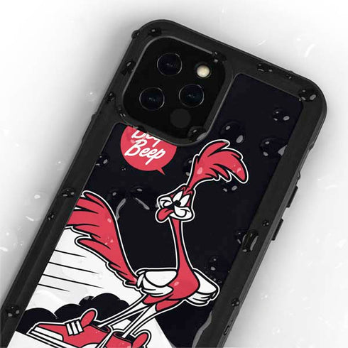 Looney Tunes Retro Road Runner iPhone 12 Pro Waterproof Case