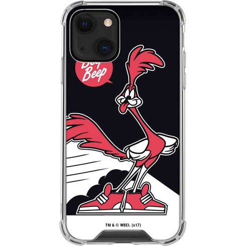 Looney Tunes Retro Road Runner iPhone 13 Mini Clear Case