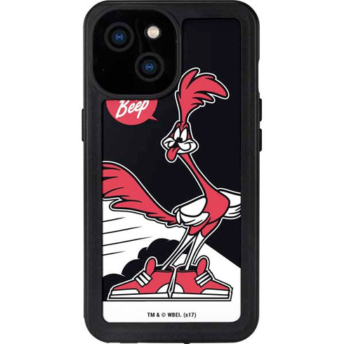 Looney Tunes Retro Road Runner iPhone 13 Mini Waterproof Case