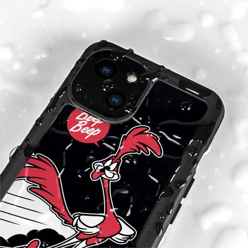 Looney Tunes Retro Road Runner iPhone 13 Mini Waterproof Case