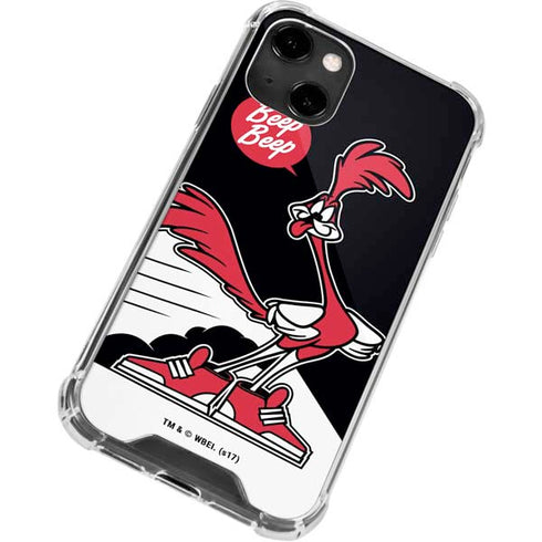 Looney Tunes Retro Road Runner iPhone 14 Clear Case