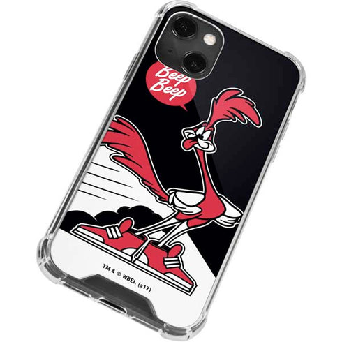 Looney Tunes Retro Road Runner iPhone 14 Plus Clear Case