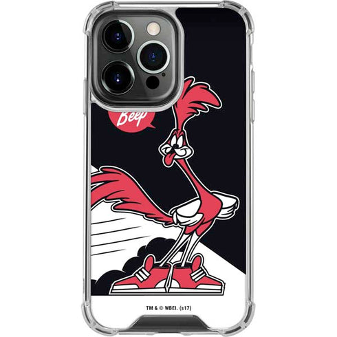 Looney Tunes Retro Road Runner iPhone 14 Pro Clear Case