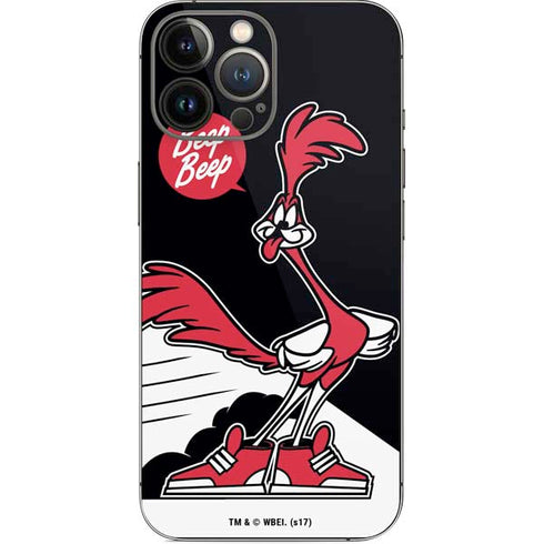 Looney Tunes Retro Road Runner iPhone 14 Pro Max Skin