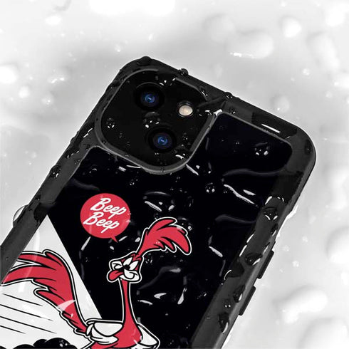 Looney Tunes Retro Road Runner iPhone 15 Waterproof Case