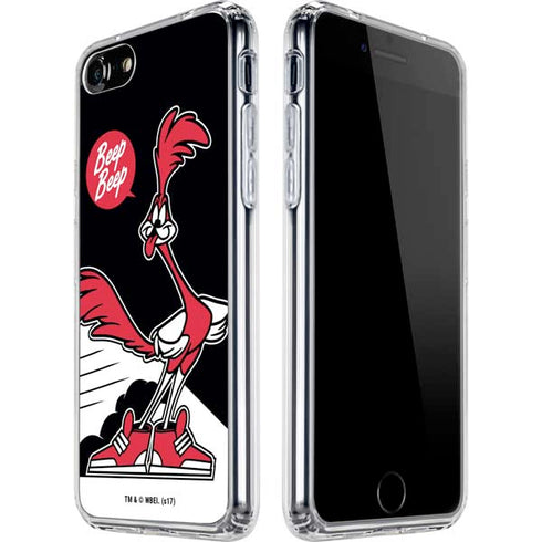 Looney Tunes Retro Road Runner iPhone SE (2nd & 3rd Gen) Clear Case