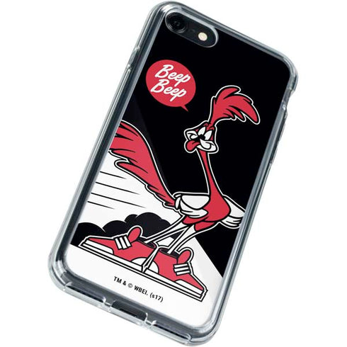Looney Tunes Retro Road Runner iPhone SE (2nd & 3rd Gen) Clear Case