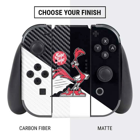 Looney Tunes Retro Road Runner Nintendo Switch Bundle Skin