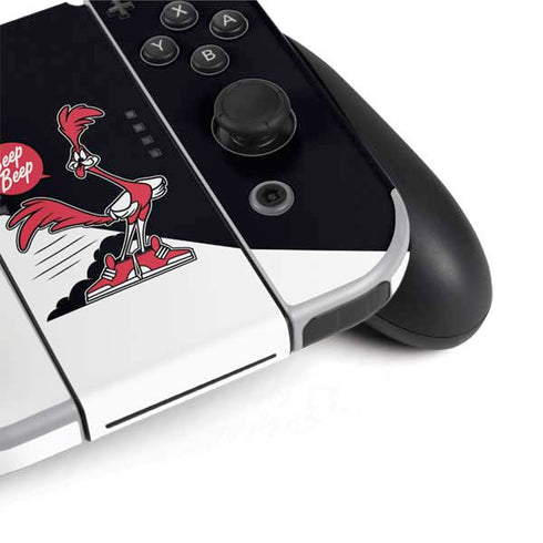 Looney Tunes Retro Road Runner Nintendo Switch OLED (2021) Skin
