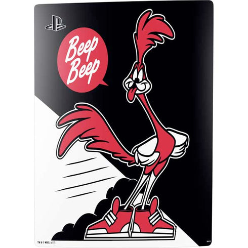 Looney Tunes Retro Road Runner PS5 Console Skin