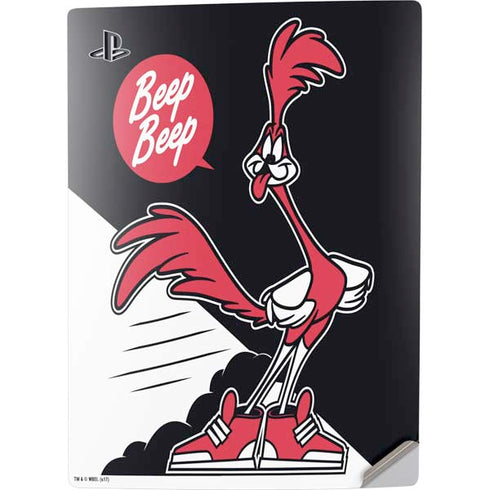 Looney Tunes Retro Road Runner PS5 Digital Edition Console Skin