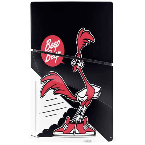 Looney Tunes Retro Road Runner PS5 Slim Disk Bundle Skin