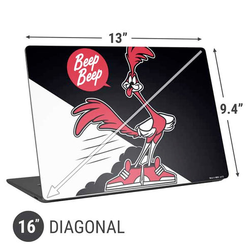 Looney Tunes Retro Road Runner Universal Laptop 16in (13 x 9.4in) Skin