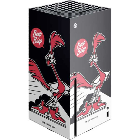 Looney Tunes Retro Road Runner Xbox Series X Console Skin
