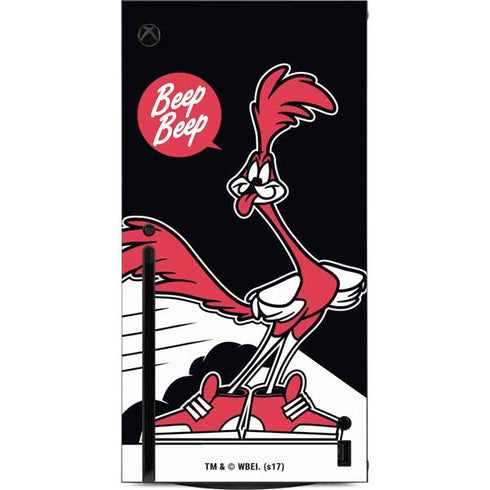 Looney Tunes Retro Road Runner Xbox Series X Console Skin