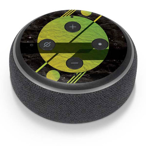 Retro Space Amazon Echo Dot Skin
