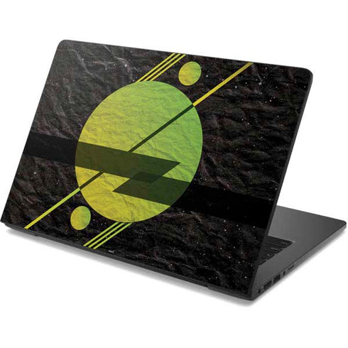 Retro Space Dell Chromebook Skin
