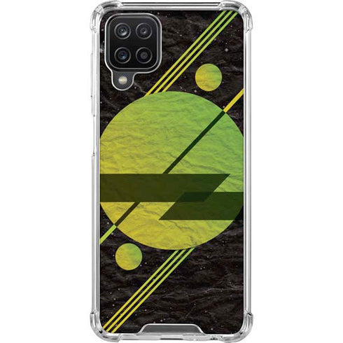 Retro Space Galaxy A12 Clear Case