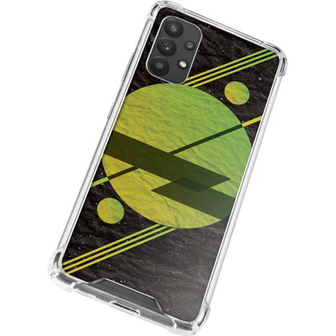 Retro Space Galaxy A32 5G Clear Case