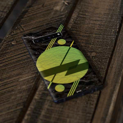 Retro Space Galaxy S10 Skin