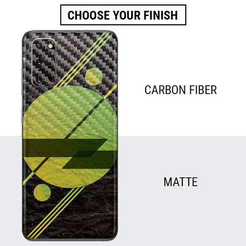 Retro Space Galaxy S20 Skin