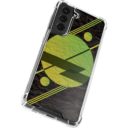 Retro Space Galaxy S21 FE Clear Case