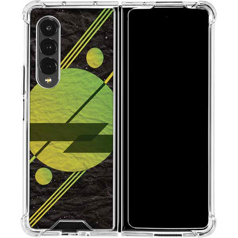 Retro Space Galaxy Z Fold4 5G Clear Case