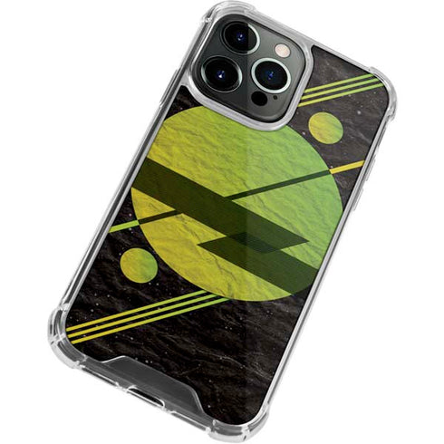 Retro Space iPhone 15 Pro Clear Case