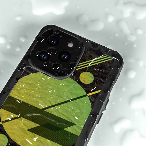 Retro Space iPhone 14 Pro Max Waterproof Case