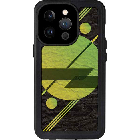Retro Space iPhone 14 Pro Waterproof Case