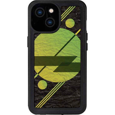 Retro Space iPhone 15 Waterproof Case