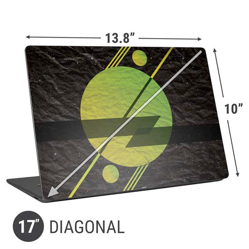 Retro Space Universal Laptop 17in (13.8 x 10in) Skin