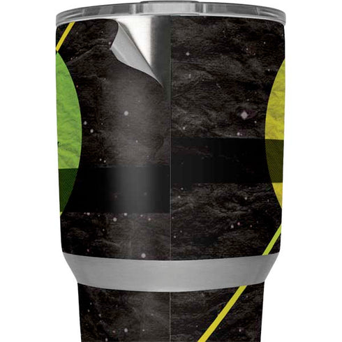 Retro Space Yeti 30oz Rambler Tumbler Skin
