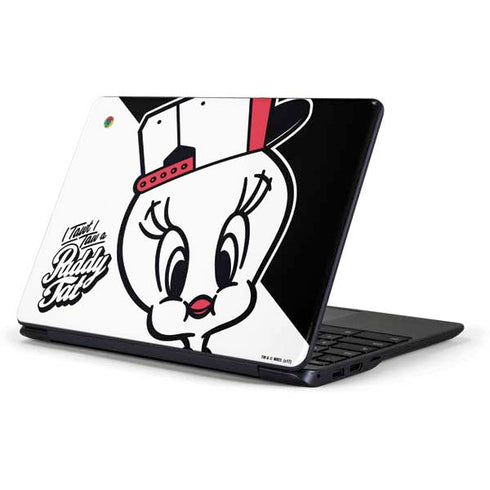 Looney Tunes Retro Tweety Bird Samsung Chromebook Skin