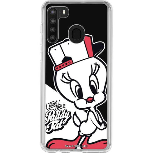 Looney Tunes Retro Tweety Bird Galaxy A21 Clear Case