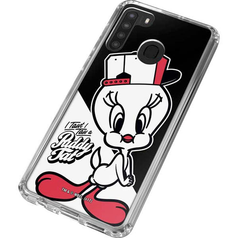 Looney Tunes Retro Tweety Bird Galaxy A21 Clear Case