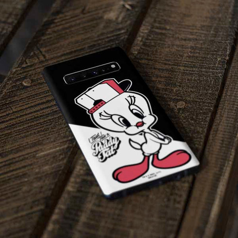 Looney Tunes Retro Tweety Bird Galaxy S10 Plus Skin