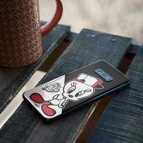 Looney Tunes Retro Tweety Bird Galaxy S10e Skin