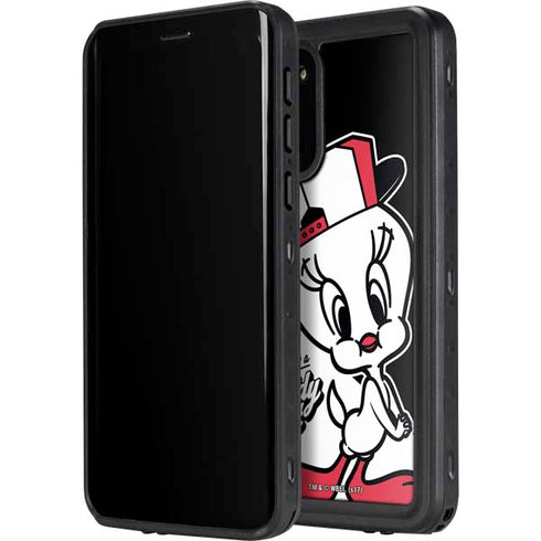 Looney Tunes Retro Tweety Bird Galaxy S20 Plus Waterproof Case