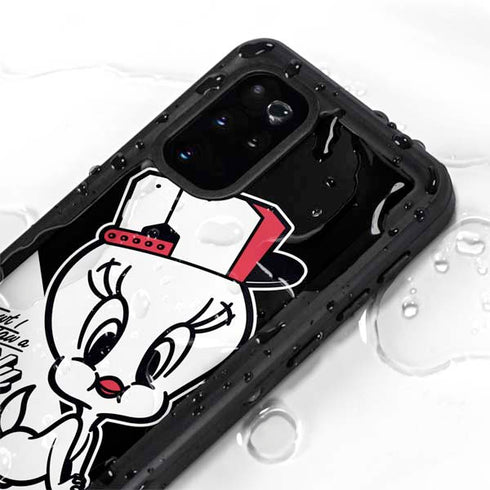 Looney Tunes Retro Tweety Bird Galaxy S20 Plus Waterproof Case