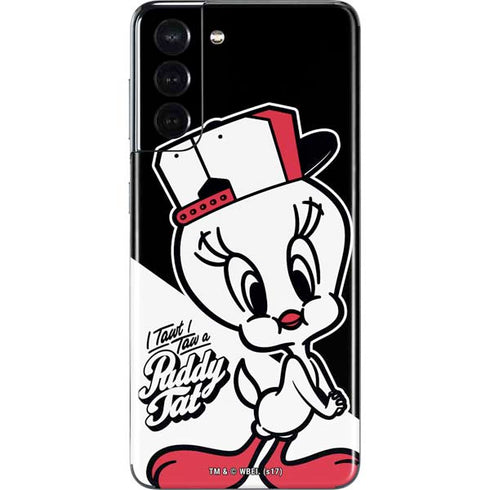 Looney Tunes Retro Tweety Bird Galaxy S21 5G Skin