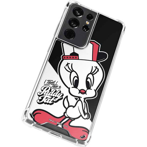 Looney Tunes Retro Tweety Bird Galaxy S21 Ultra 5G Clear Case